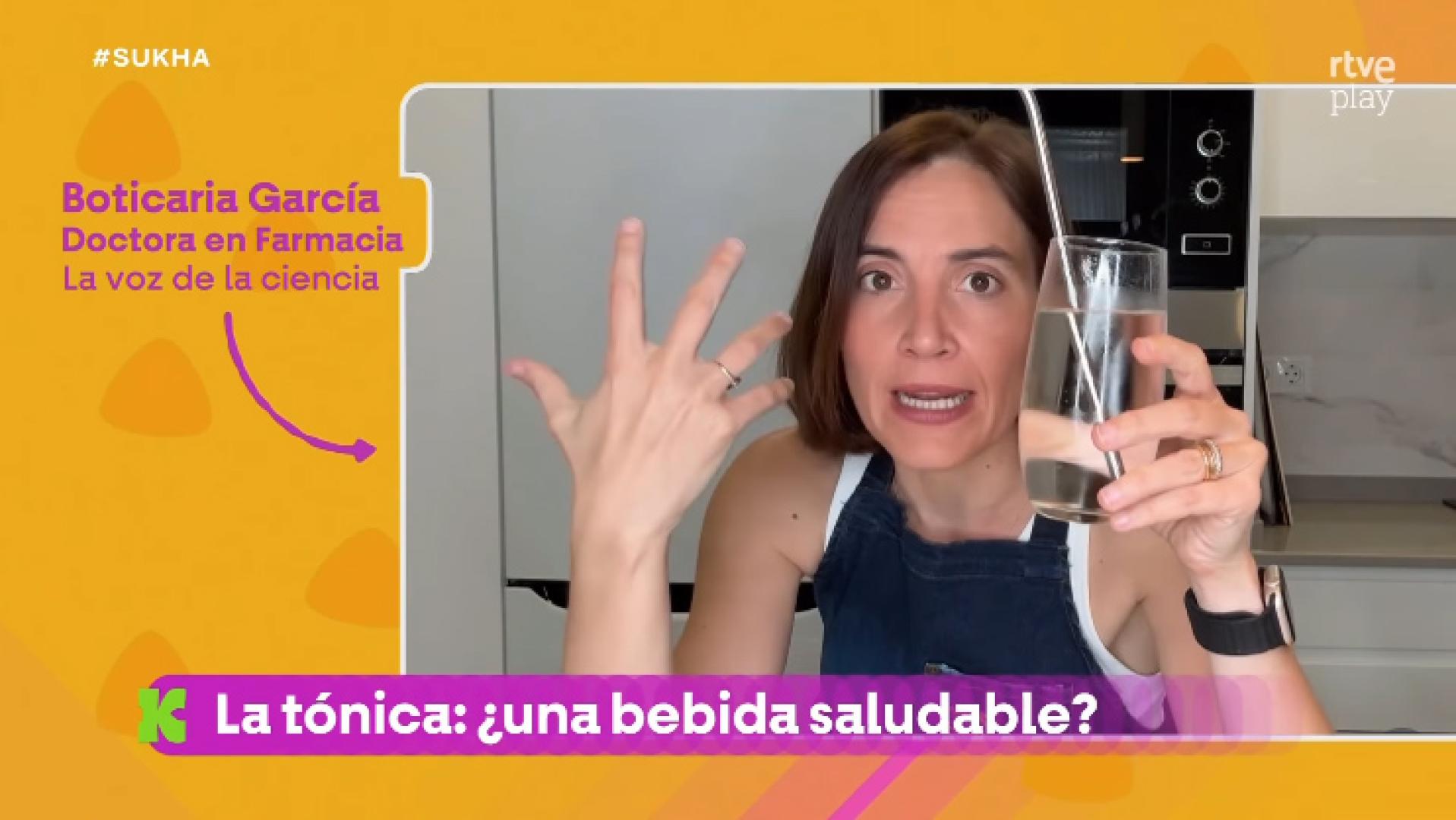 Boticaria García, durante su vídeo sobre la tónica