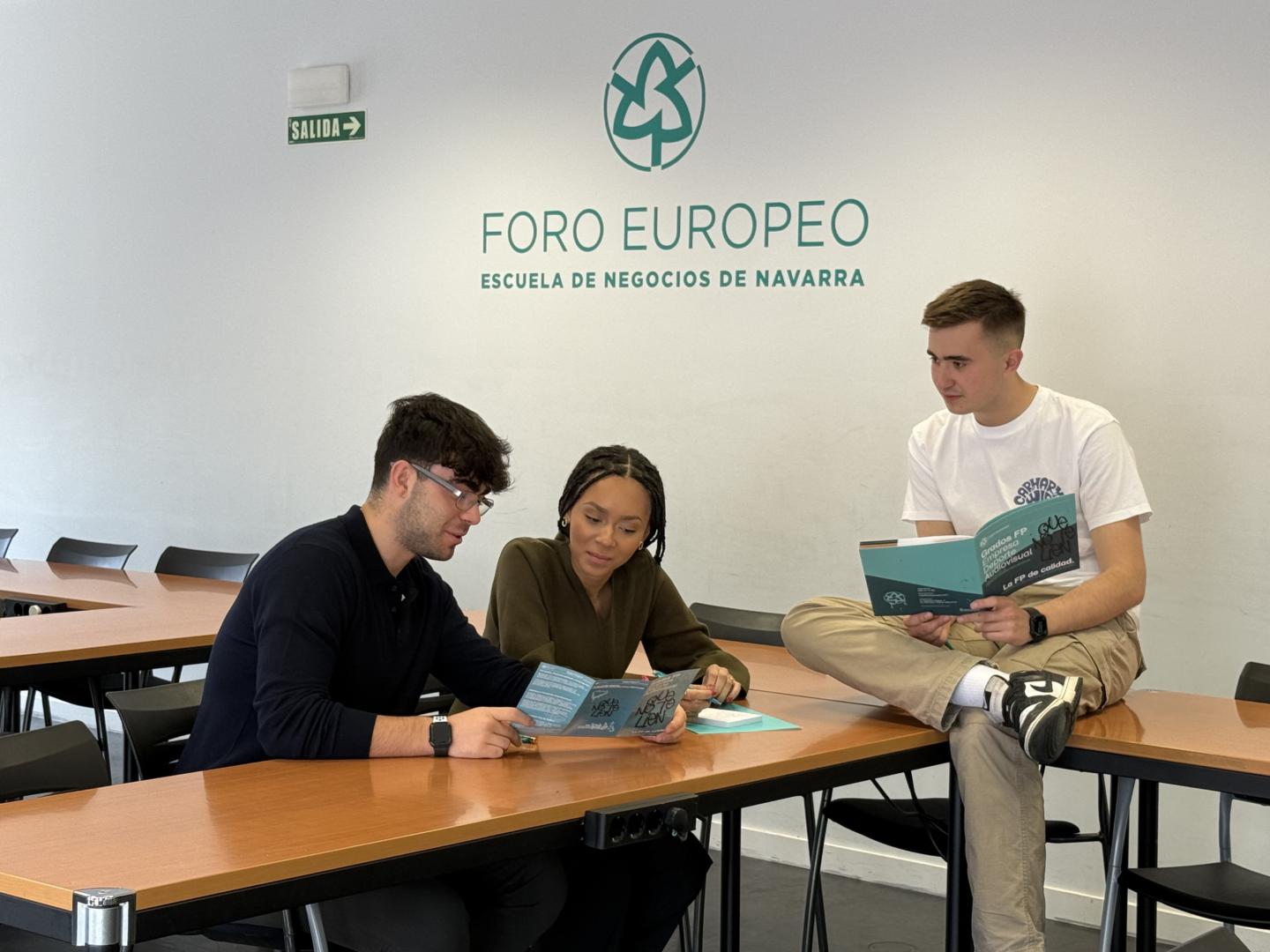Los alumnos de Foro Europeo participan en el día a día de este centro académico.