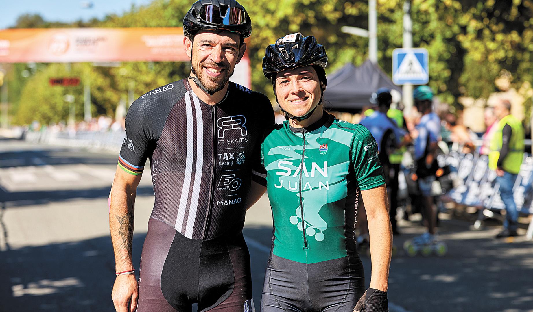 El francés Nolan Beddiaf y la navarra Maite Ancín, ganadores el año pasado