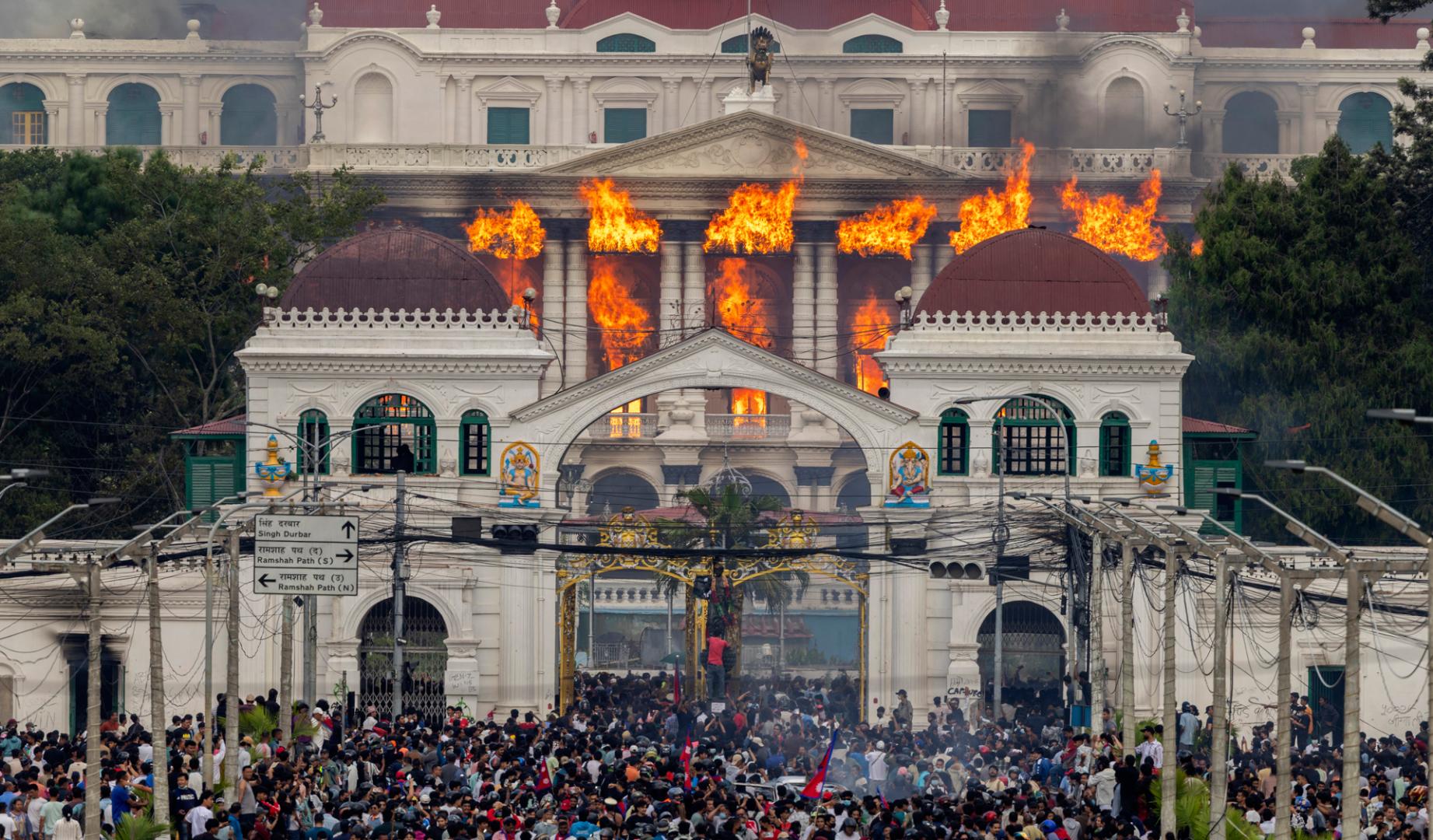 Imagen de Narendra Shrestha, ganadora del World Press Photo