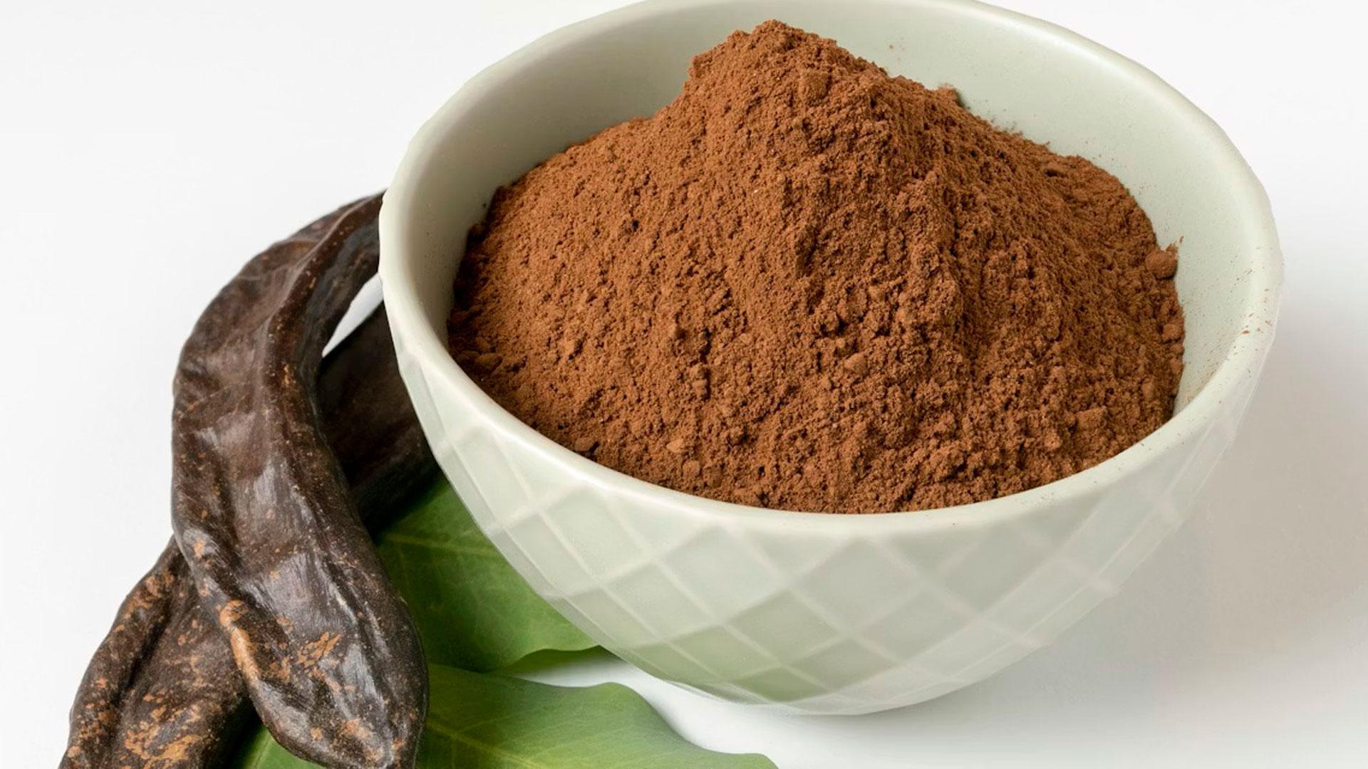 Vainas y harina de algarroba