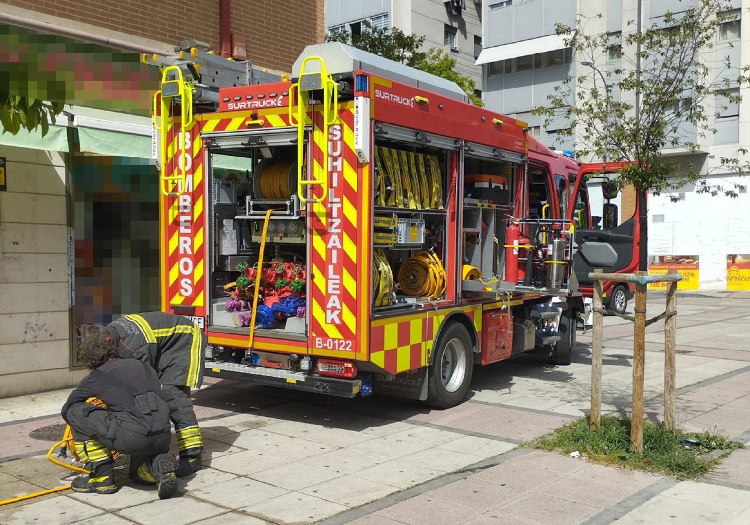 En el suceso han intervenido efectivos de bomberos de Trinitarios