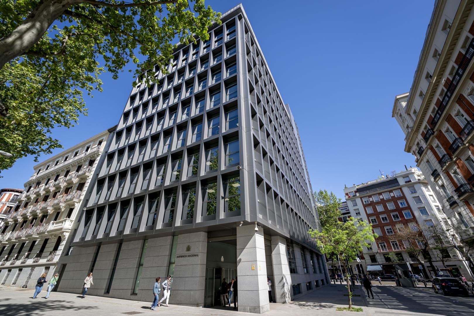 Fachada de la Audiencia Nacional