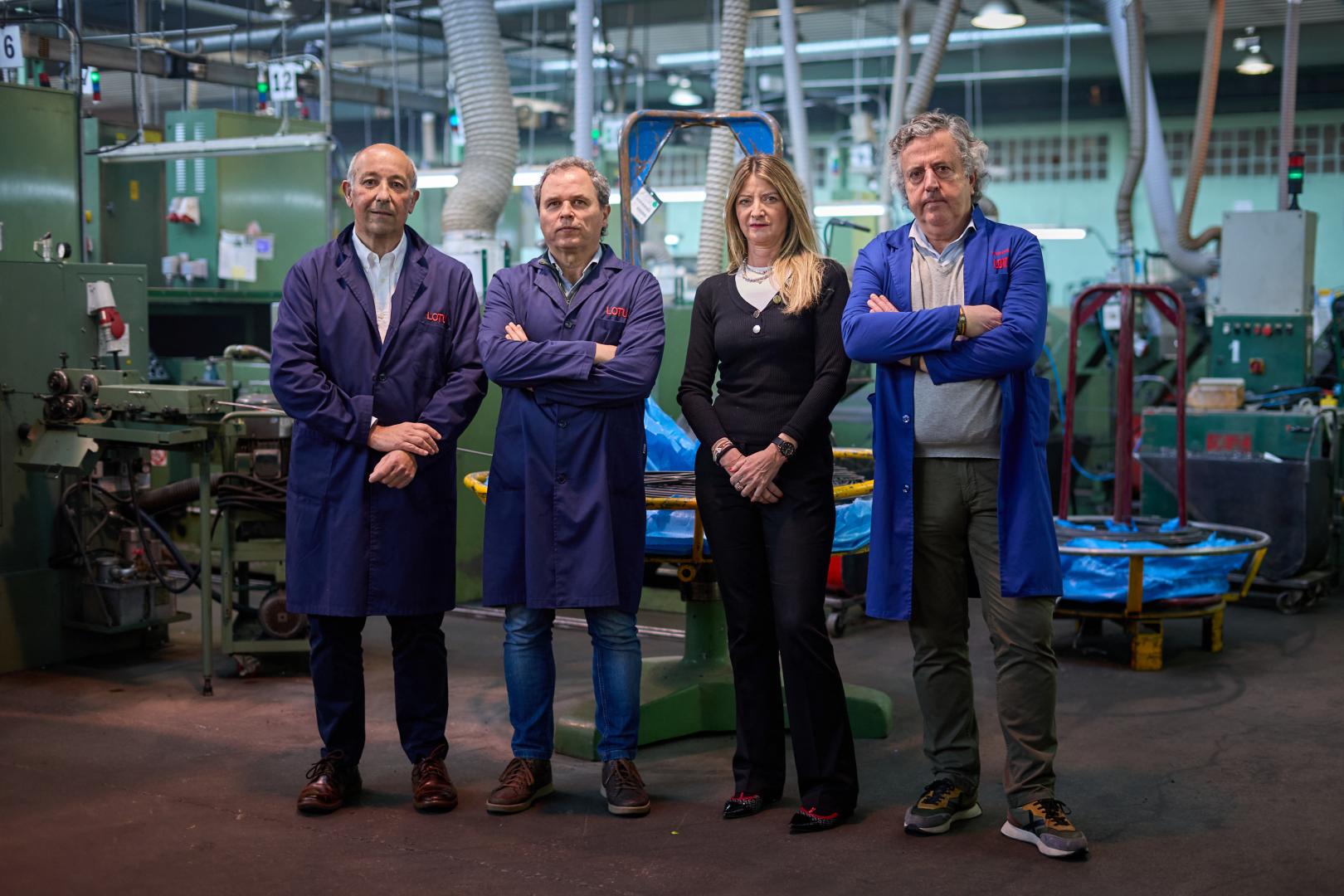 A: J.P. Urdíroz F: 08-04-2026 P: Carlos Juan Eseverri, Javier Alvarez, Guiillermo Berasategui L: Pamplona. Instalaciones de Industrias Lotu en Landáben. T: Reportaje sobre Lotu, en el 75º Aniversario de su fundación.