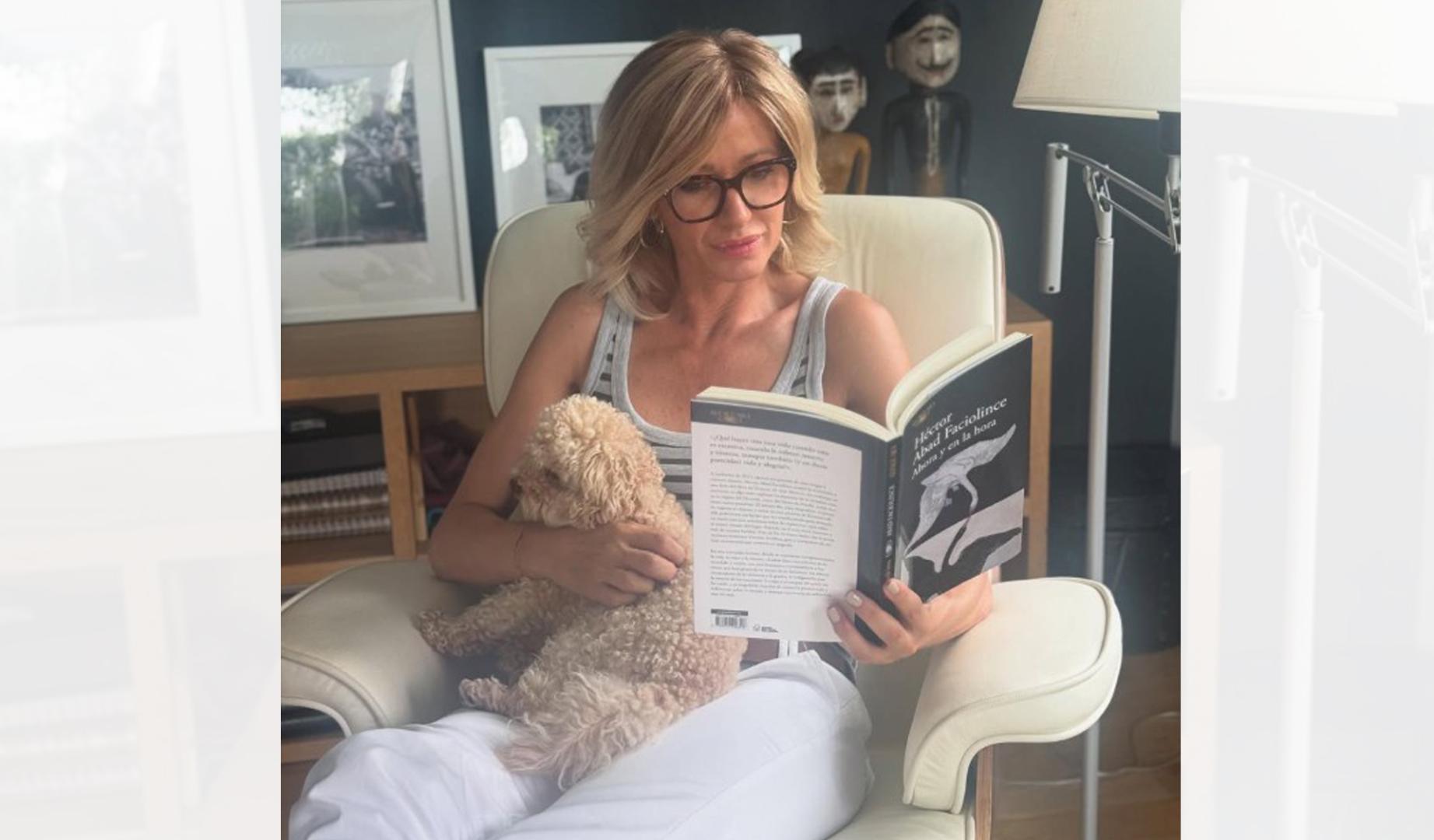 Susanna Griso y su perro Obi