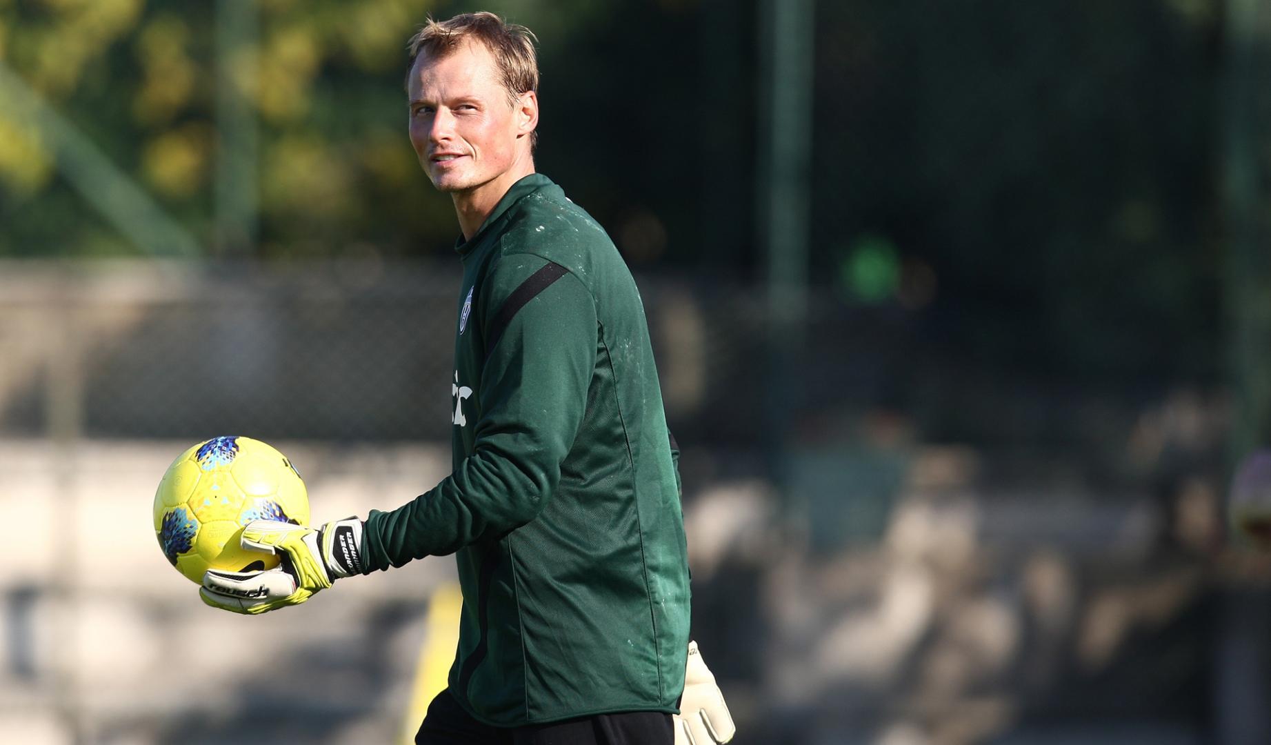 Alex Manninger durante su etapa en la Juventus