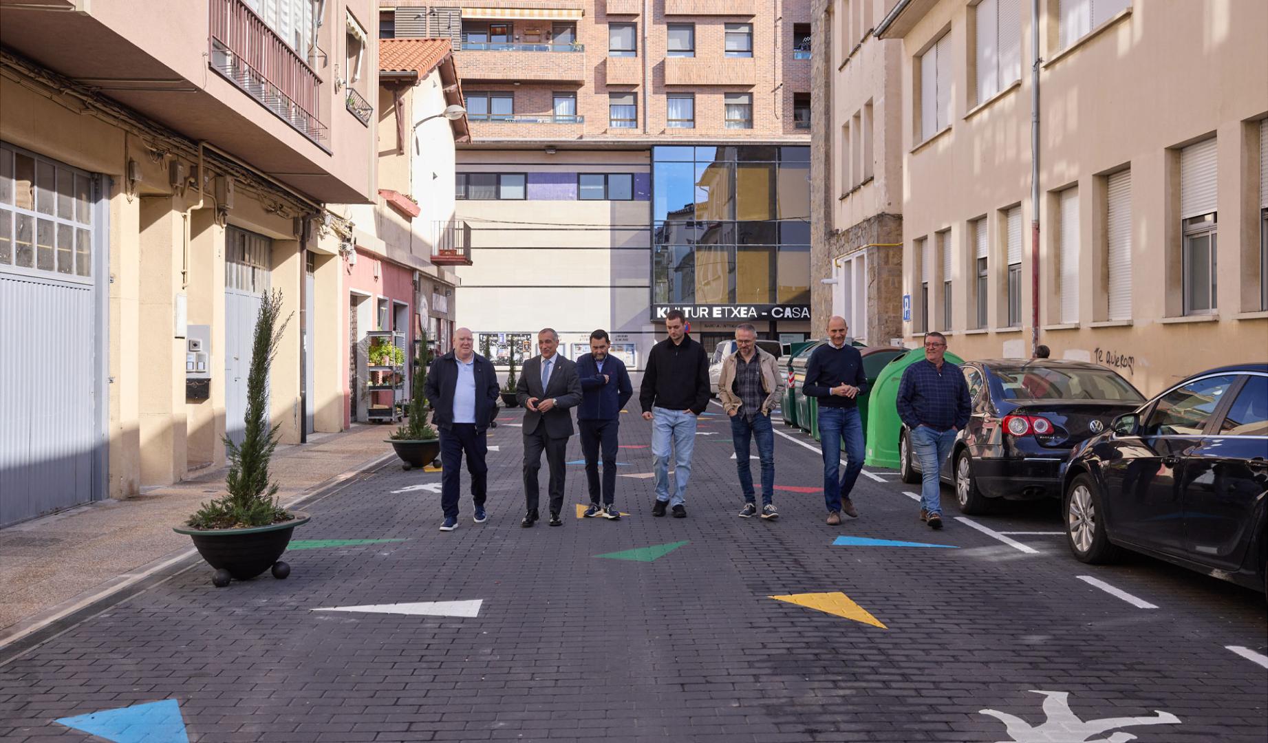 Imagen de la visita a las obras