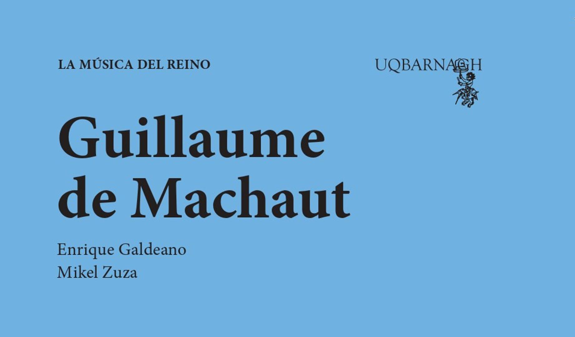 Cubierta del libro de Guillaume de Machaut