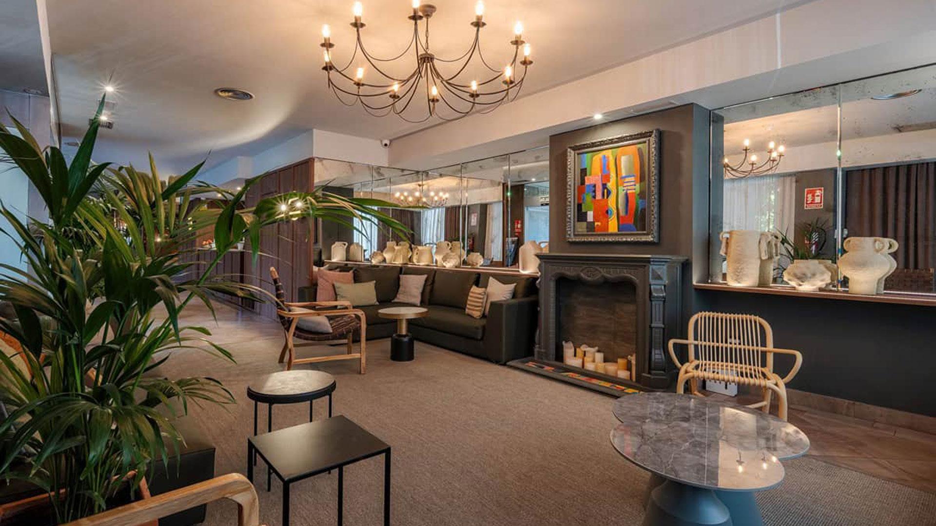 Imagen del interior del hotel de Madrid que antes era propiedad del grupo Luze