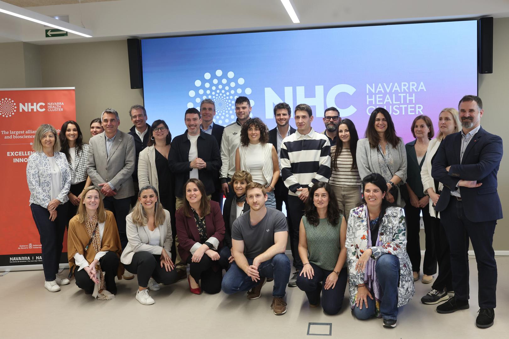 Asistentes a la asamblea general de Navarra Health Cluster.