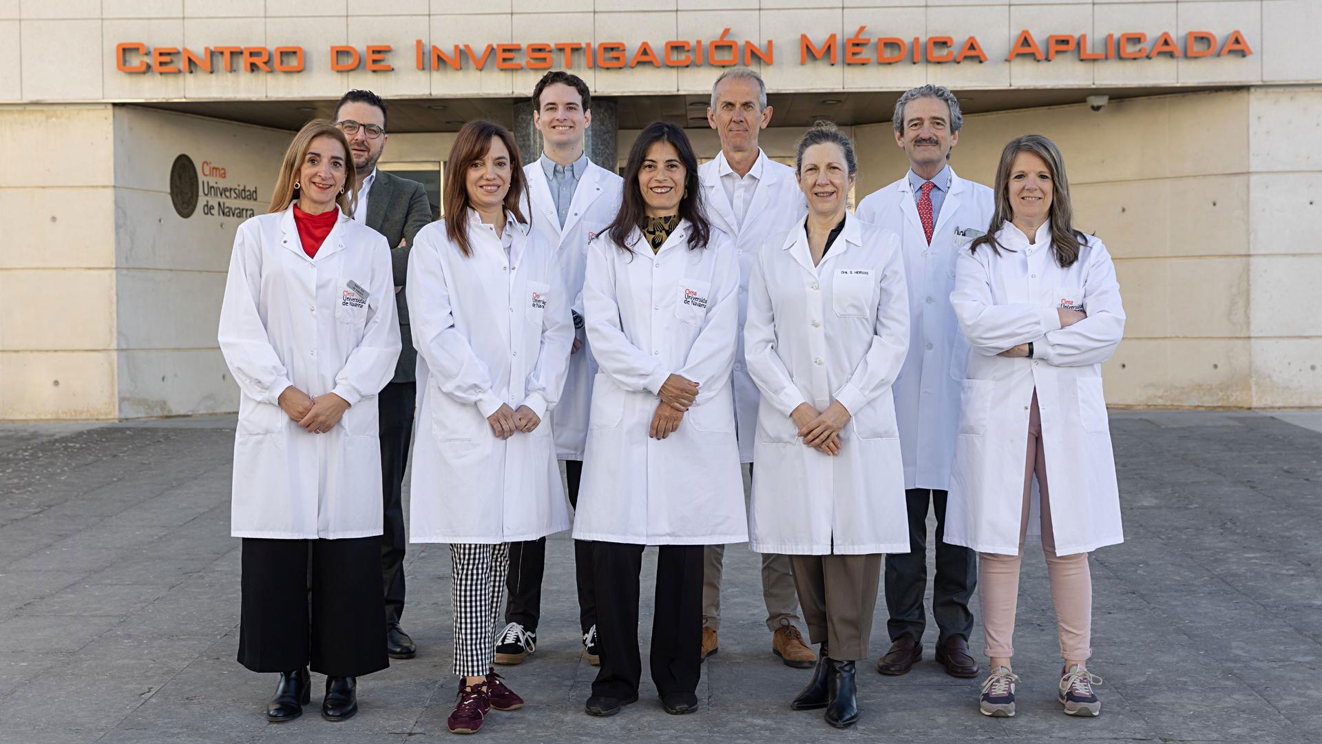 Especialistas e investigadores del Grupo de Desarrollo de Vacunas y del Área de Cáncer de Hígado y Páncreas del Cancer Center Clínica Universidad de Navarra