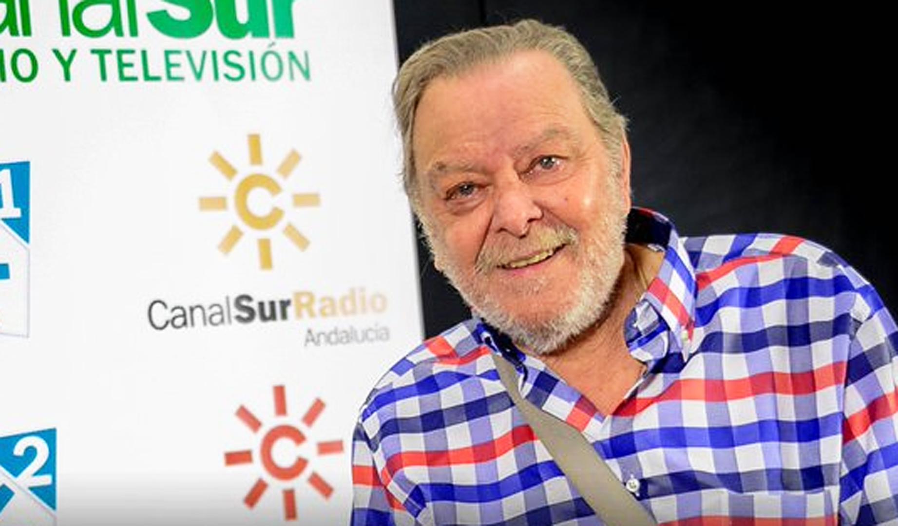 Imagen difundida por Canal Sur Radio con el humorista Paco Aguilar fallecido este martes, 21 de abril