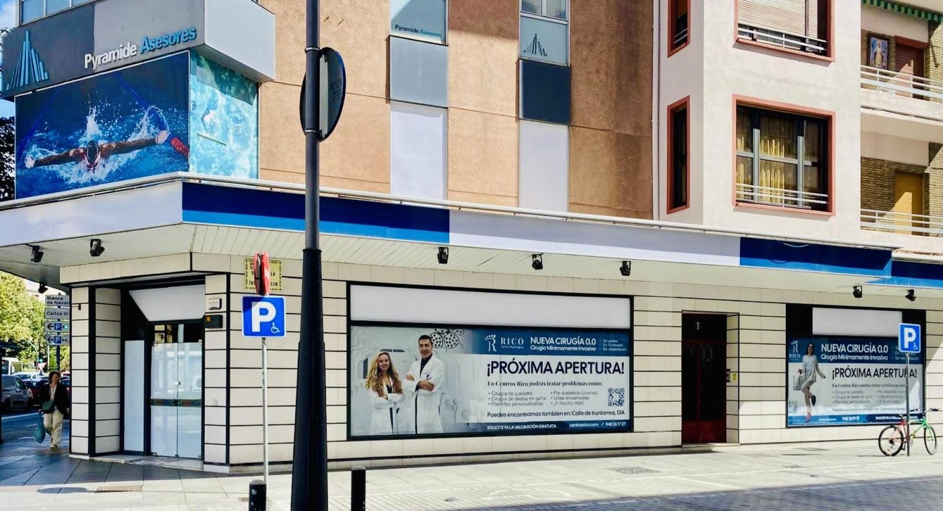 Próximamente Centros Rico abrirá su quinta clínica en pleno centro de Pamplona