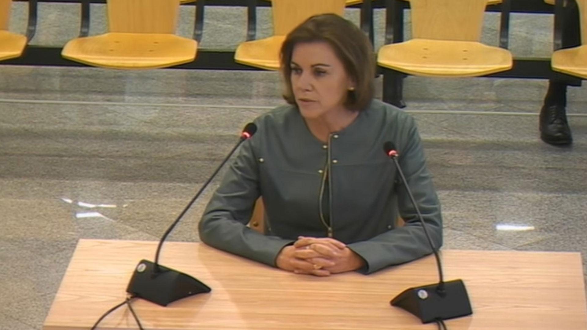 La ex secretaria general del PP María Dolores de Cospedal declara en el caso Kitchen