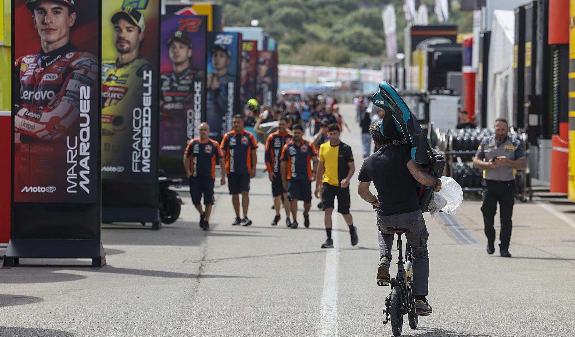 Preparativos previos al Gran Premio de España de Motociclismo de 2026 que tendrá lugar el fin de semana en el Circuito de Jerez - Ángel Nieto