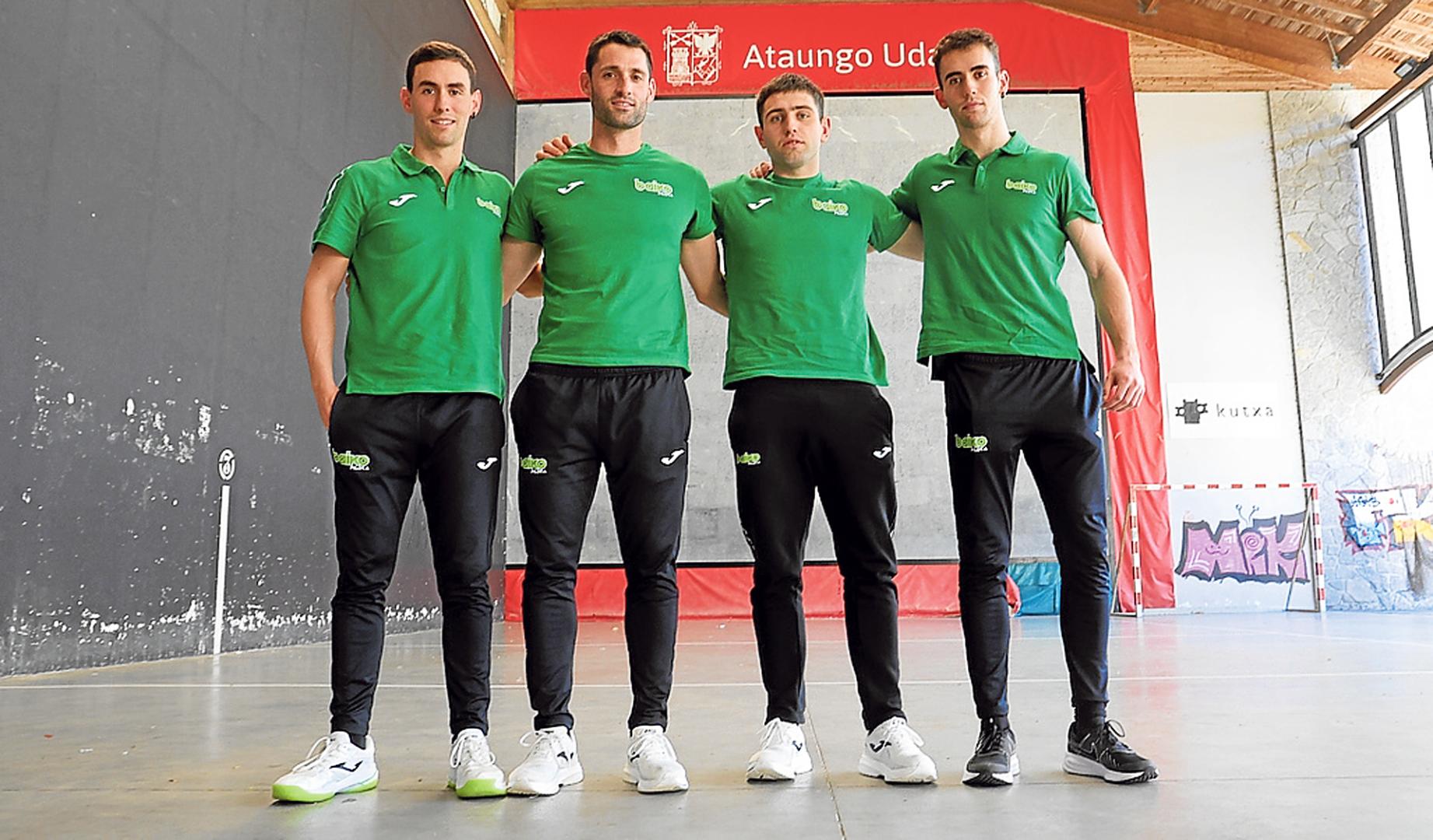 Zubizarreta III, Albisu, Senar y Zubizarreta IV juegan en casa