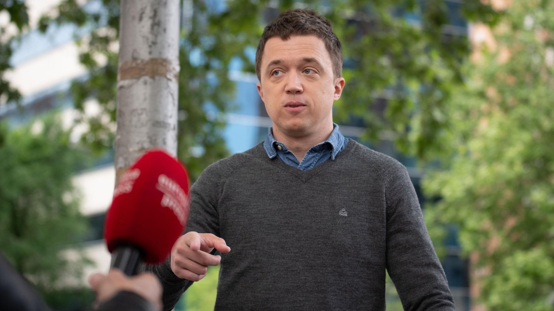 El exportavoz de Sumar, Íñigo Errejón, a su llegada a los juzgados de Plaza de Castilla