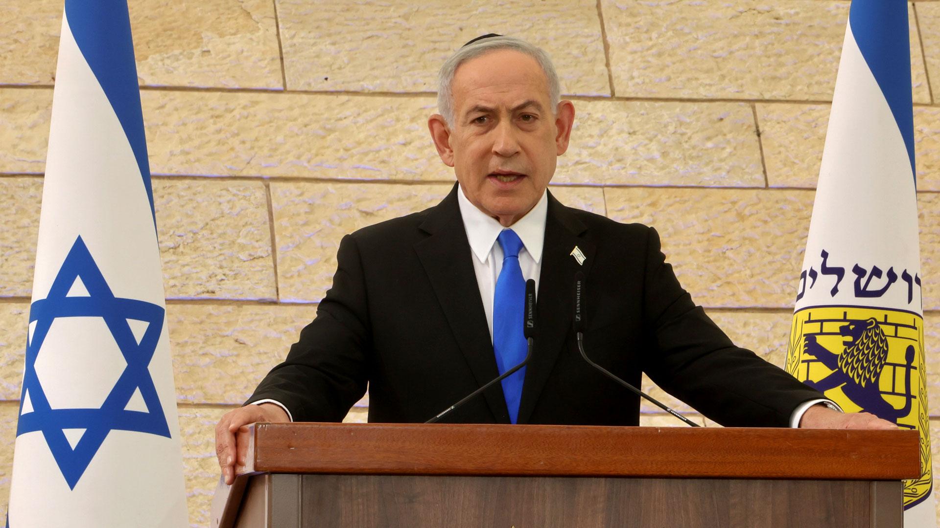 El primer ministro de Israel, Benjamin Netanyahu