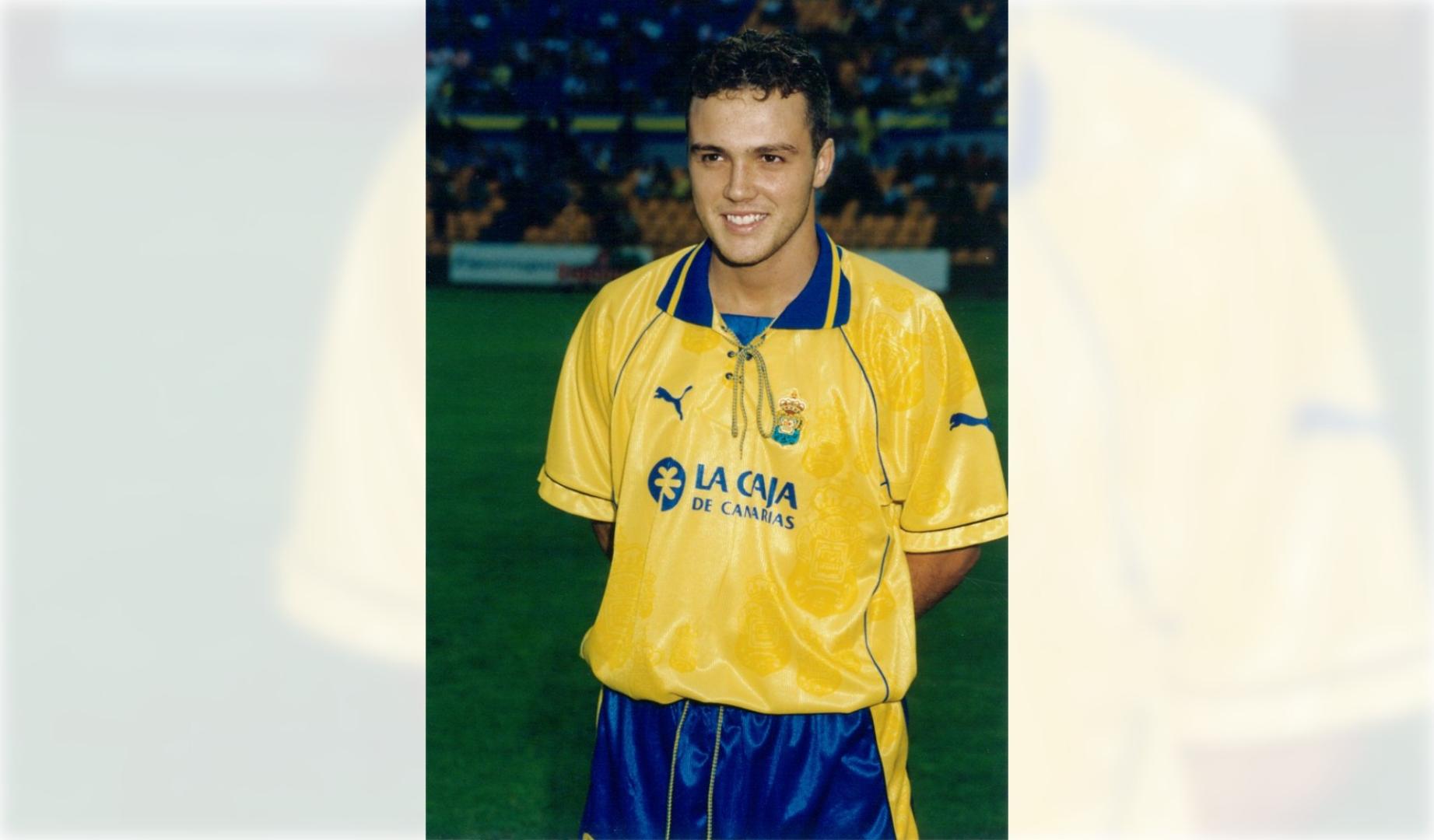 El exjugador de U.D. Las Palmas Ángel Sánchez, que ha fallecido a los 49 años