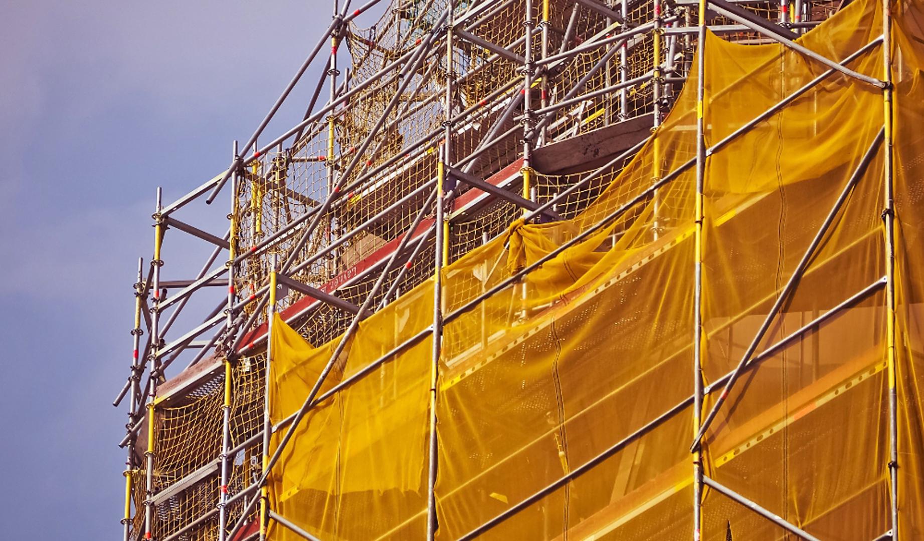 Obra de rehabilitación de un edificio