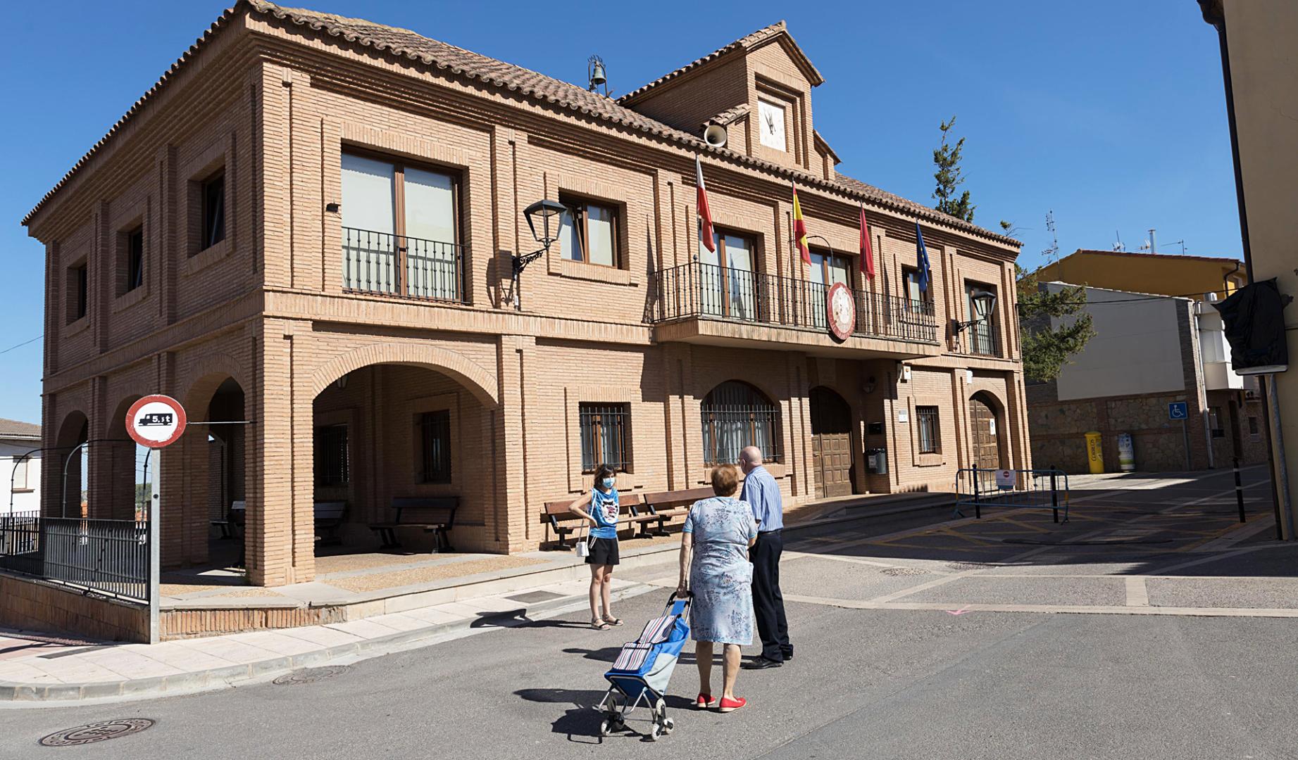 Fachada del Ayuntamiento de Ablitas en una imagen de archivo