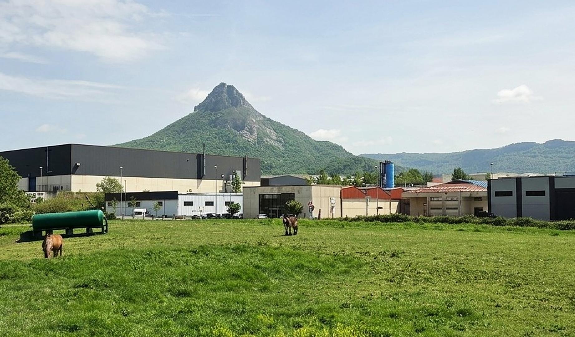 Vista del polígono industrial en Arbizu
