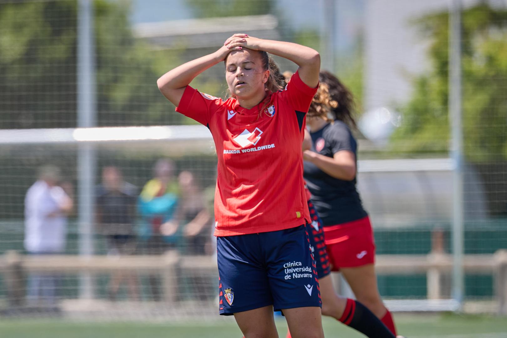 Saioa Churruca, goleadora ante el Mulier en la última jornada