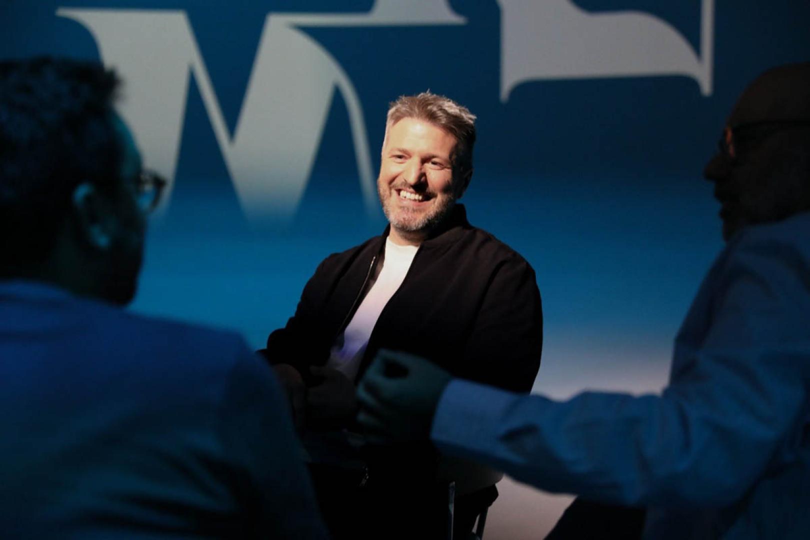 Aimar Bretos, este lunes en la presentación de 'La noche de Aimar'