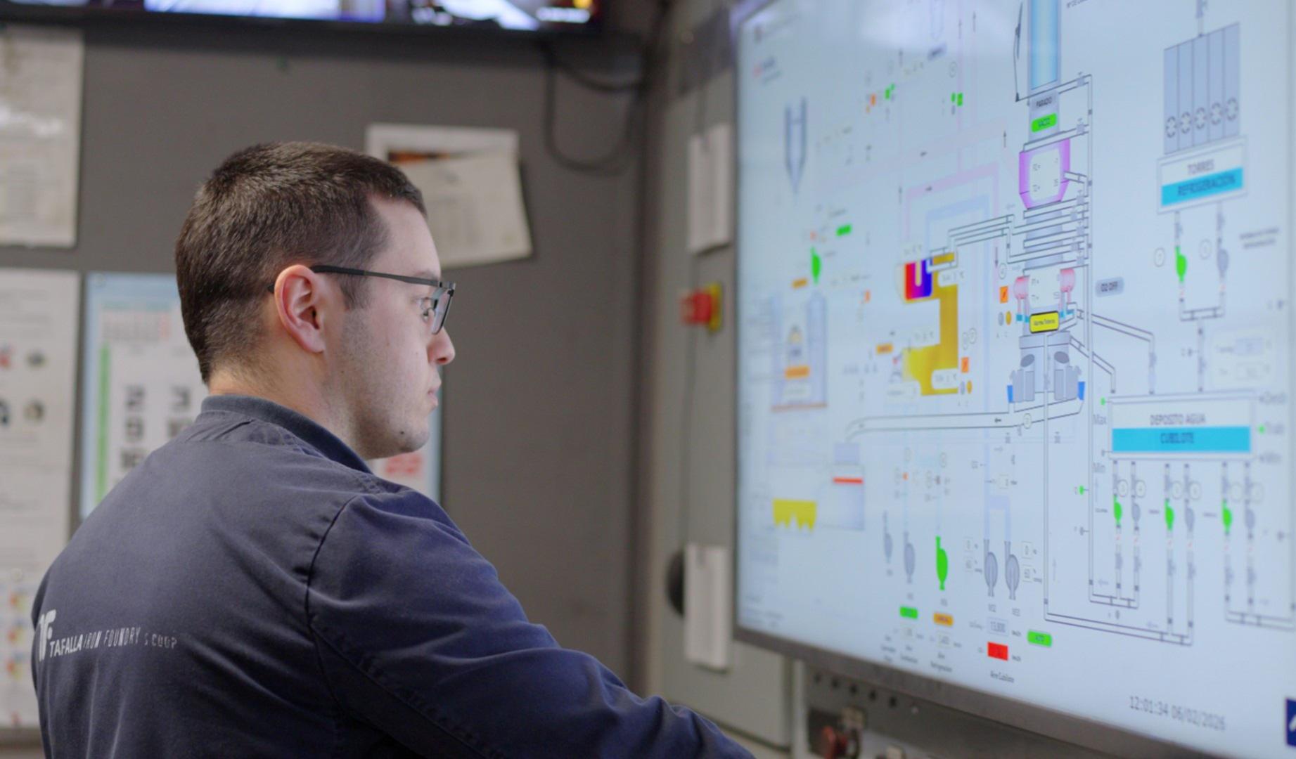 Trabajador de Tafalla Iron Foundry