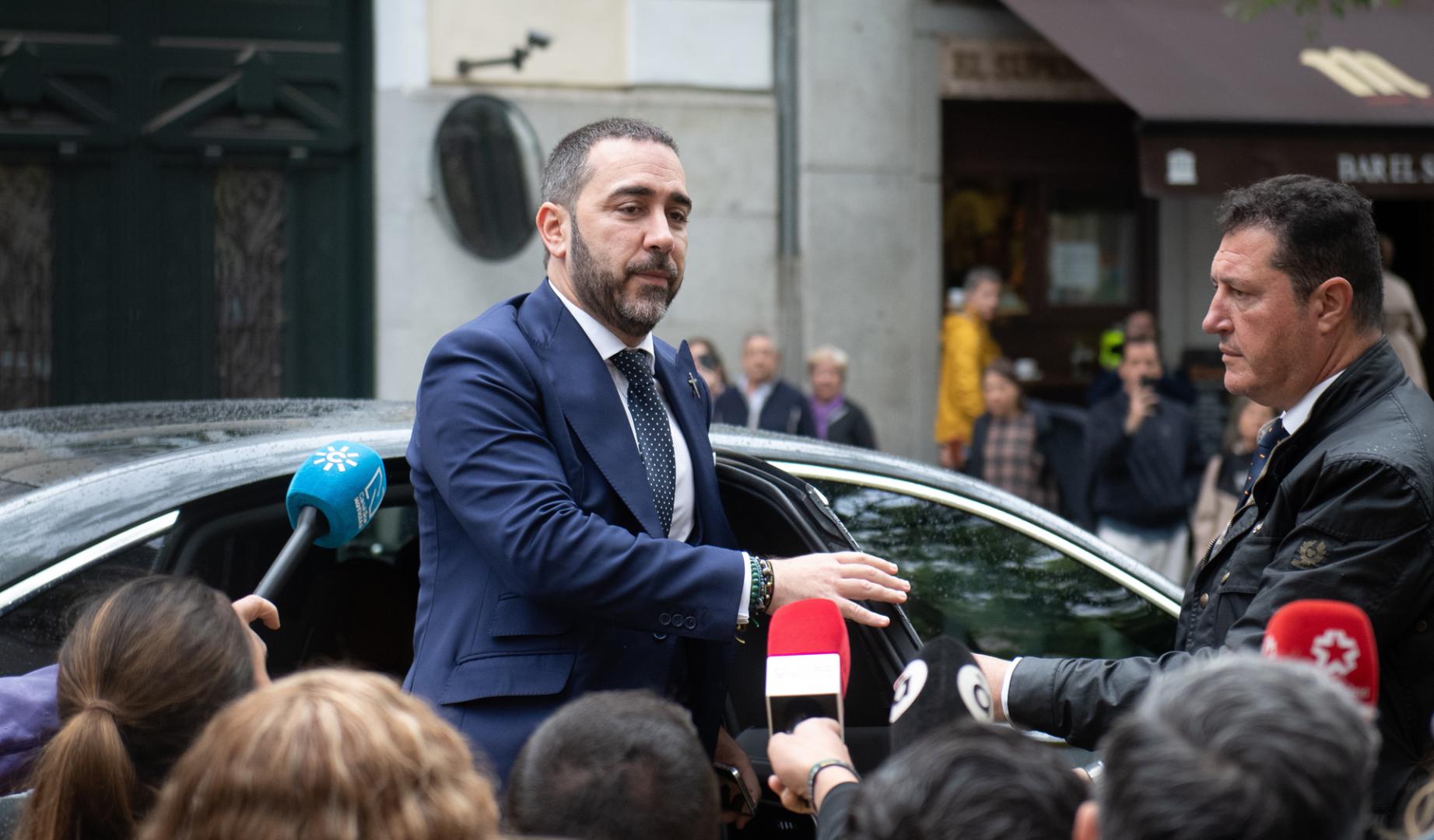 El empresario Víctor de Aldama, este miércoles a su llegada al Tribunal Supremo