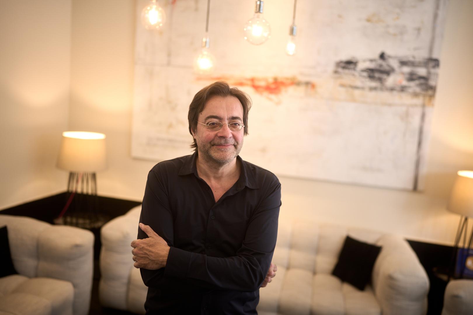 Daniel Rico Camps, profesor de Historia del Arte, en Pamplona