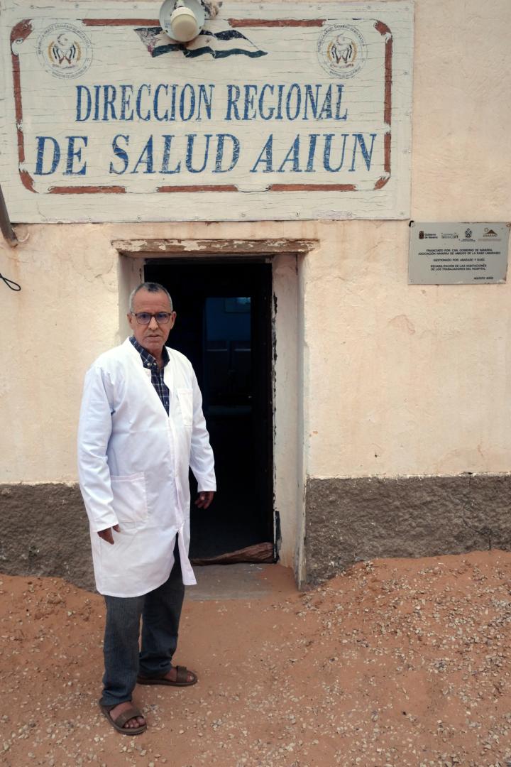 Director regional del Hospital de El Aaiún, Jalil Aba.