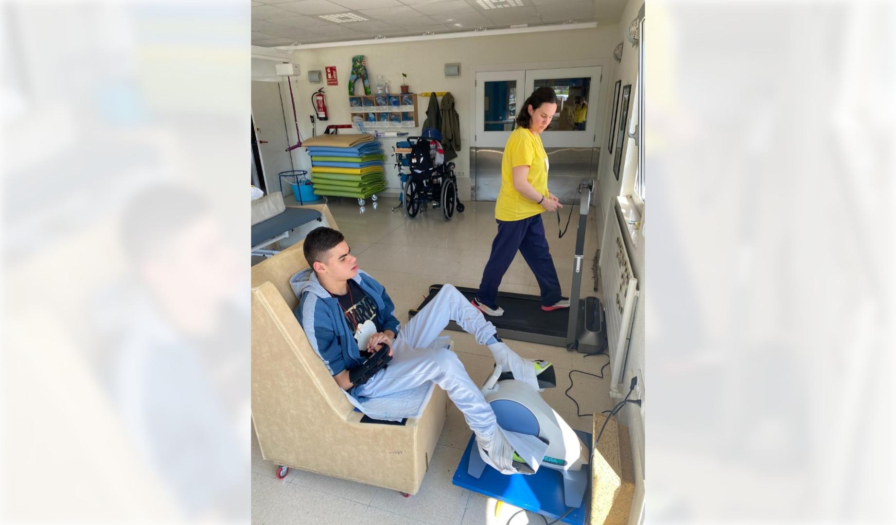 Beatriz Fernandez con Zaki Ait
