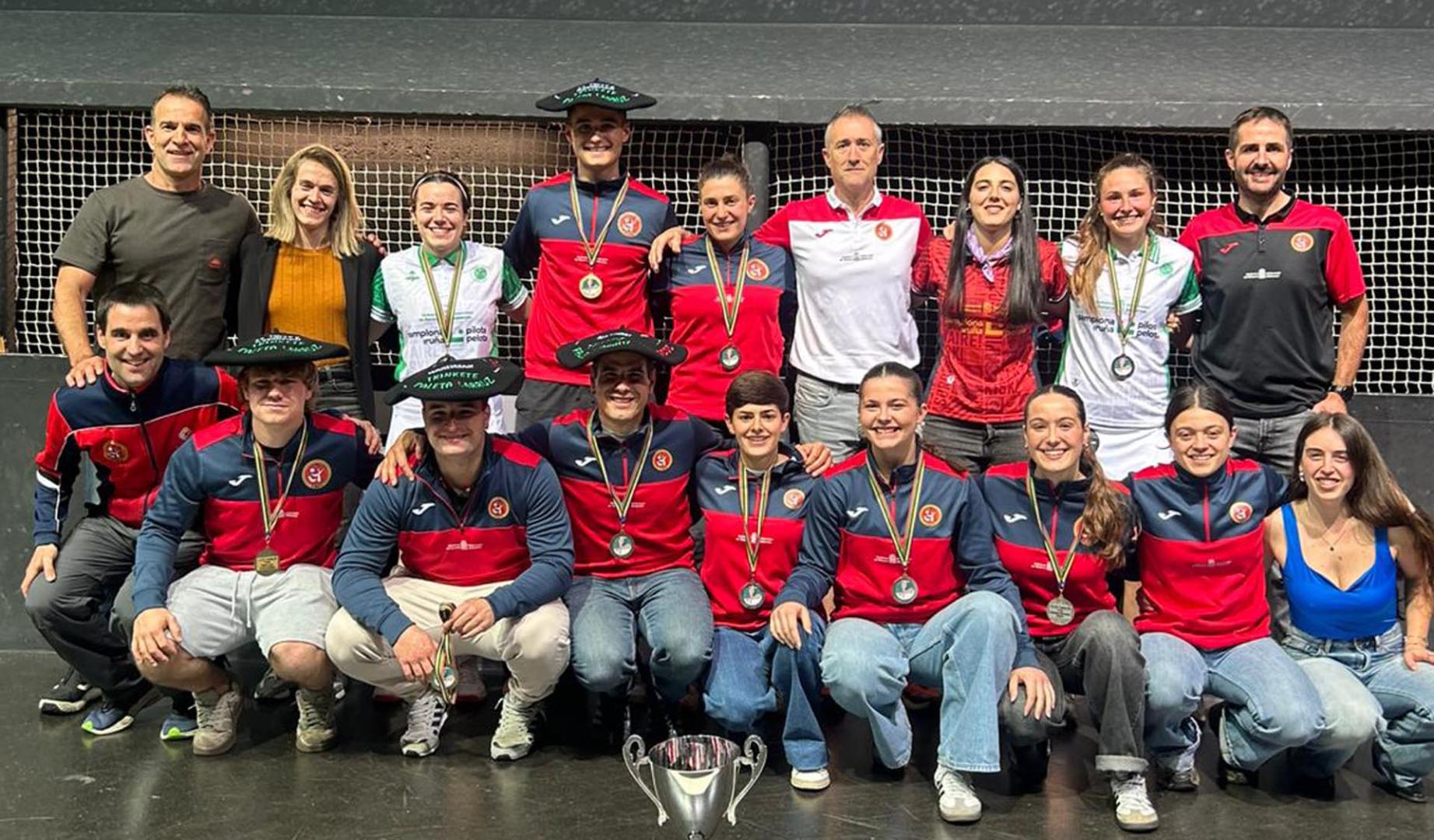 La selección subcampeona de trinquete