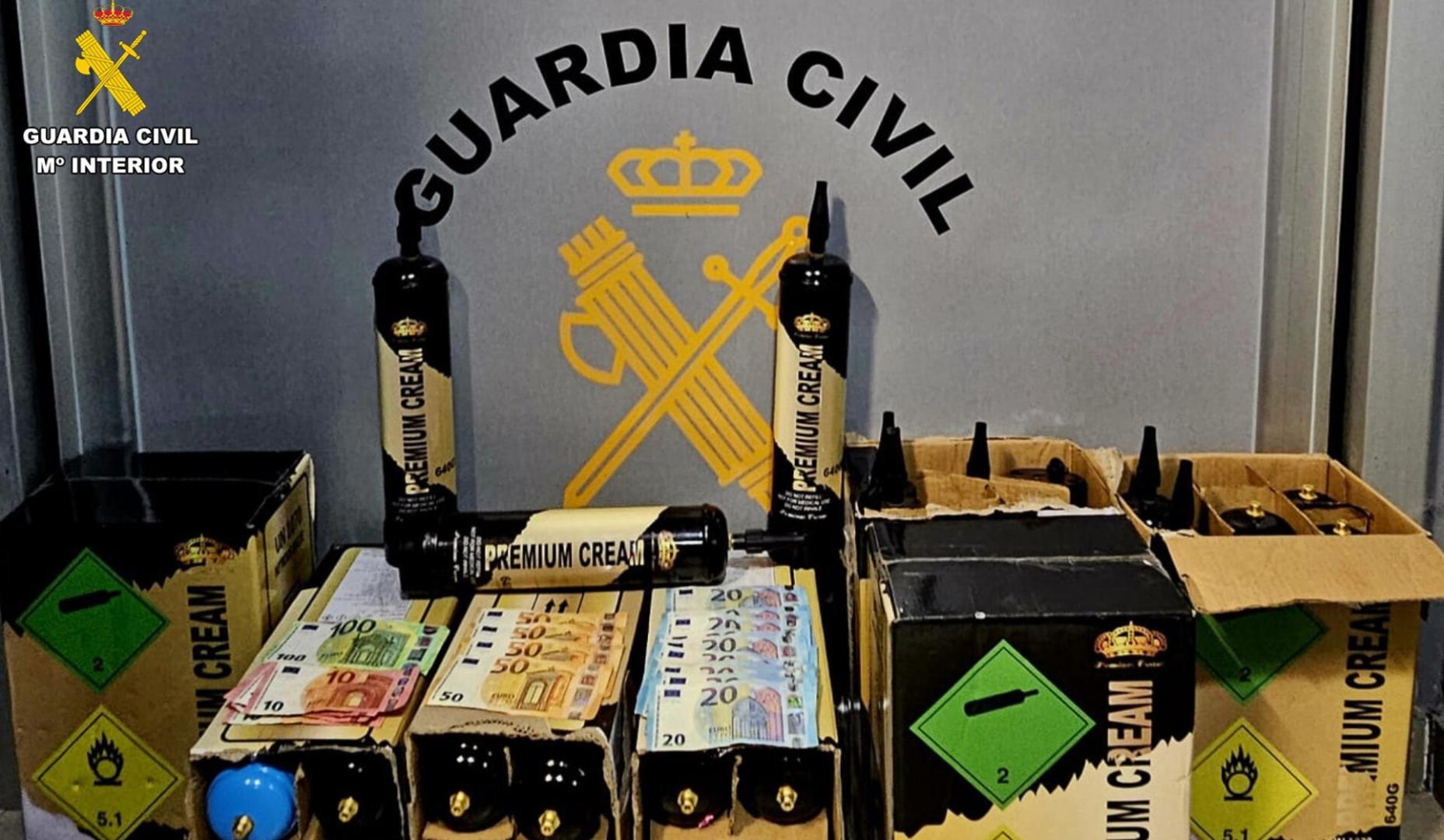 Botellas de óxido nitroso