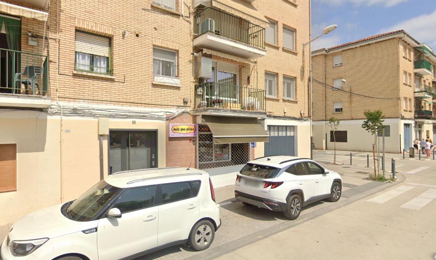 Establecimiento 'Más que plata' de Lodosa, donde se han vendido los resguardos