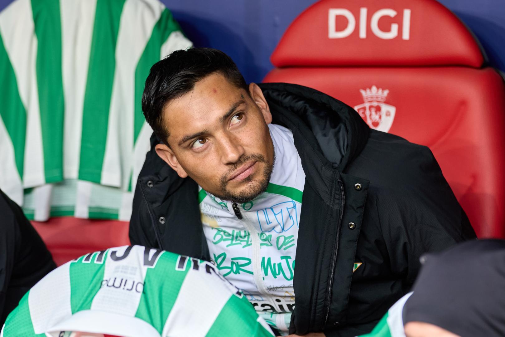 El Chimy Ávila, en el banquillo de El Sadar