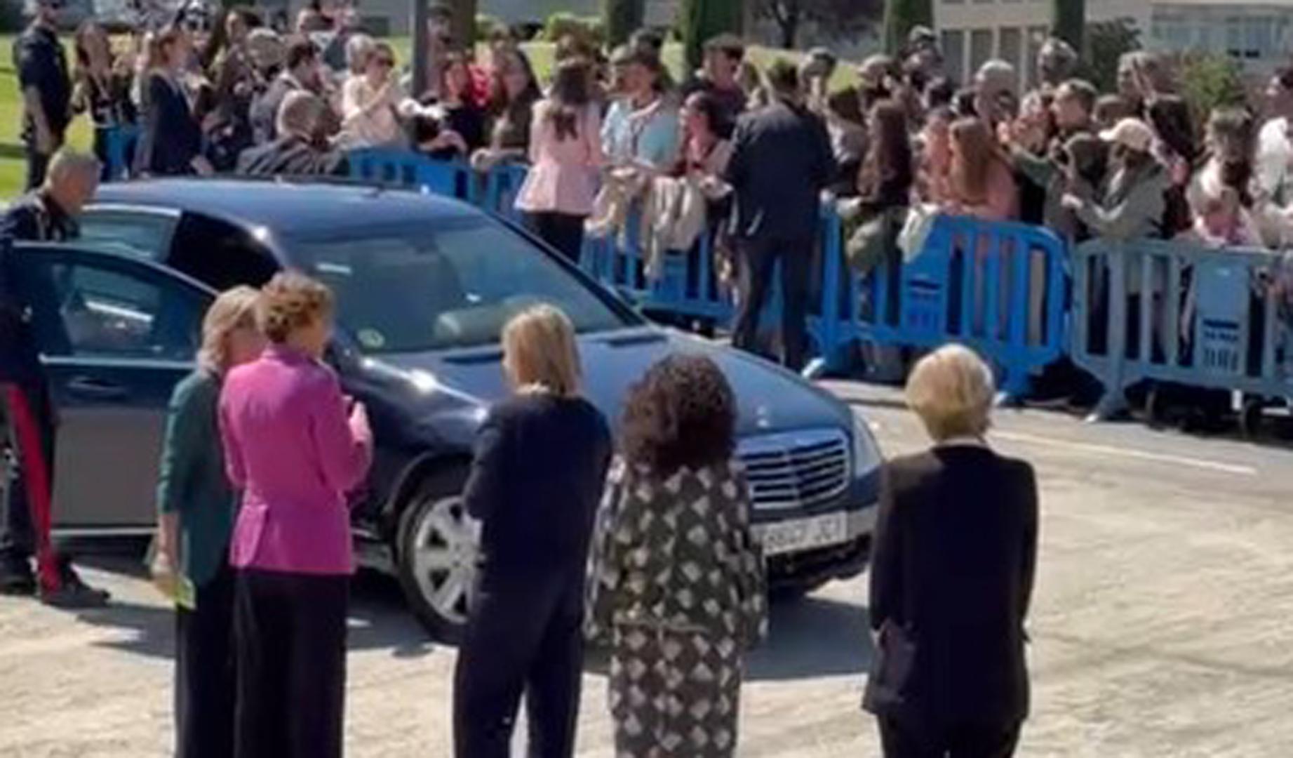 Así ha sido la llegada de la reina Letizia al MUN