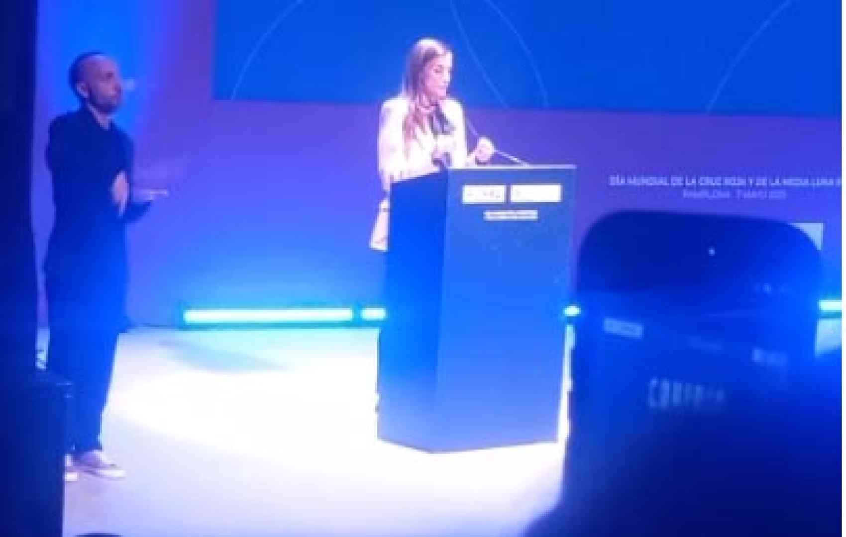Primera palabras de la reina Letizia en el acto del MUN