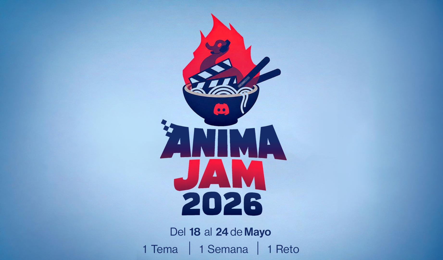 Cartel de primera Jam de Animación en Navarra