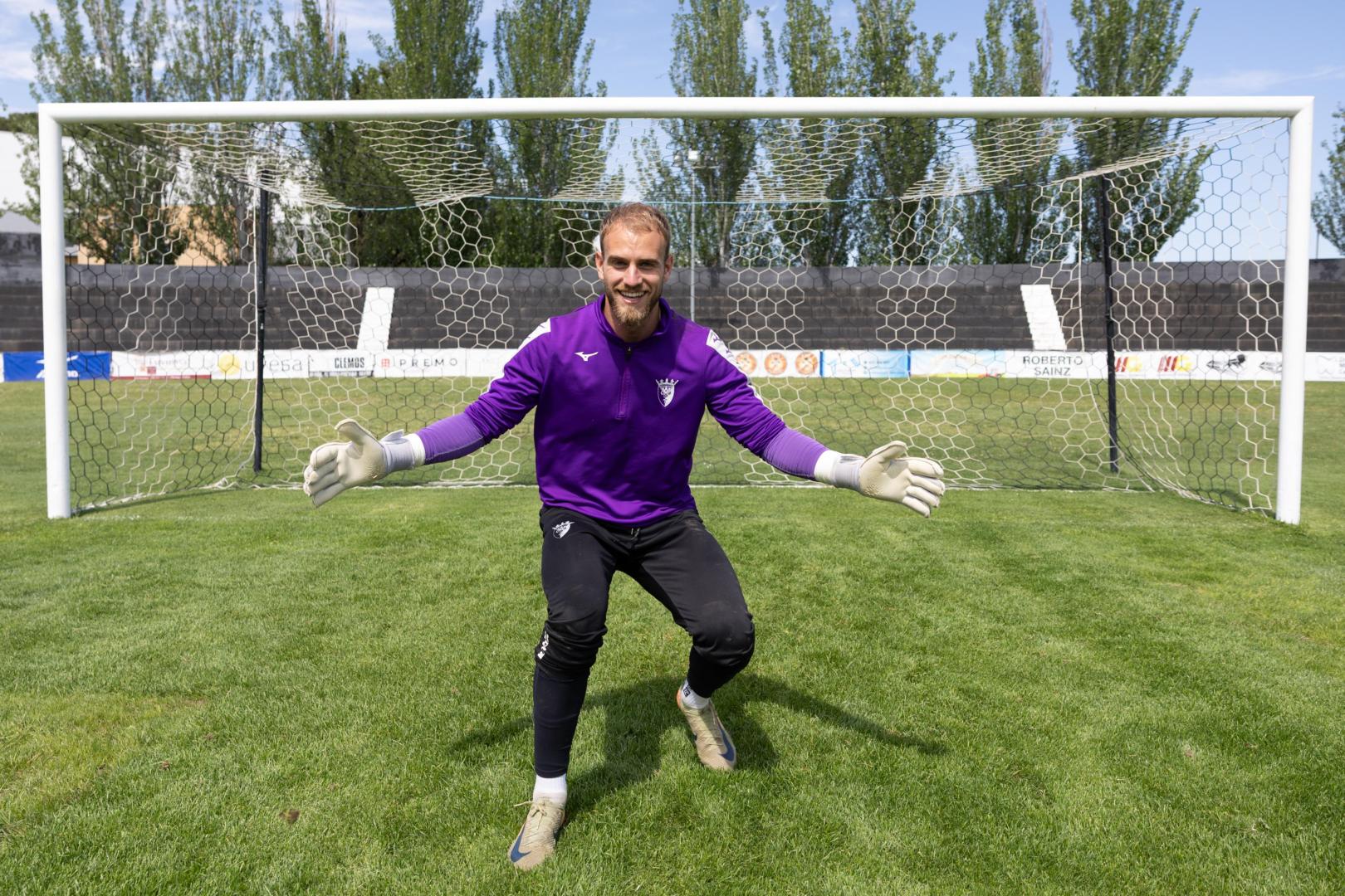 El portero del Tudelano Yoel Ramírez asegura que su equipo se encuentra listo para afrontar la fase de ascenso a la Primera RFEF