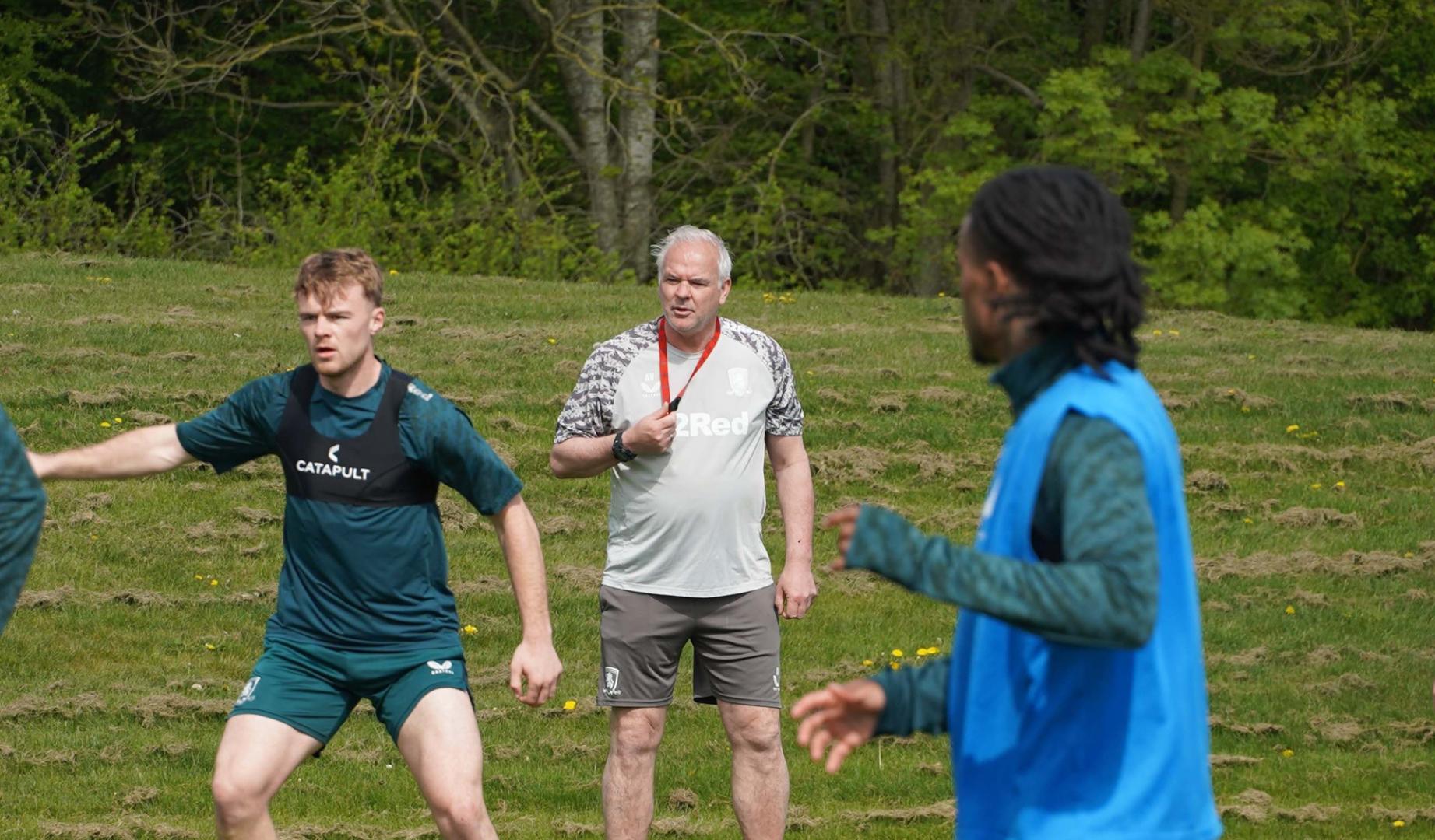 Imagen de un entrenamiento reciente del Middlesbrough