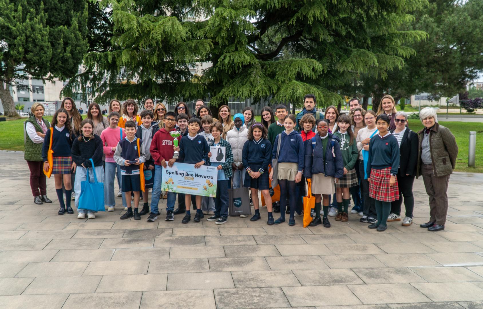 Los participantes en la categoría de Primaria, con