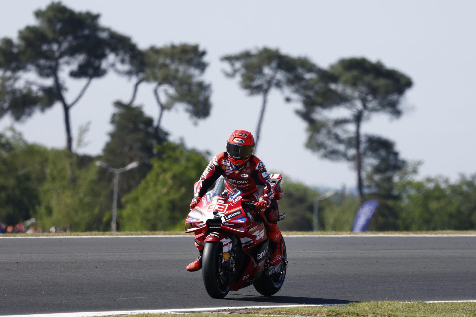 Marc Márquez, en el circuito de Le Mans