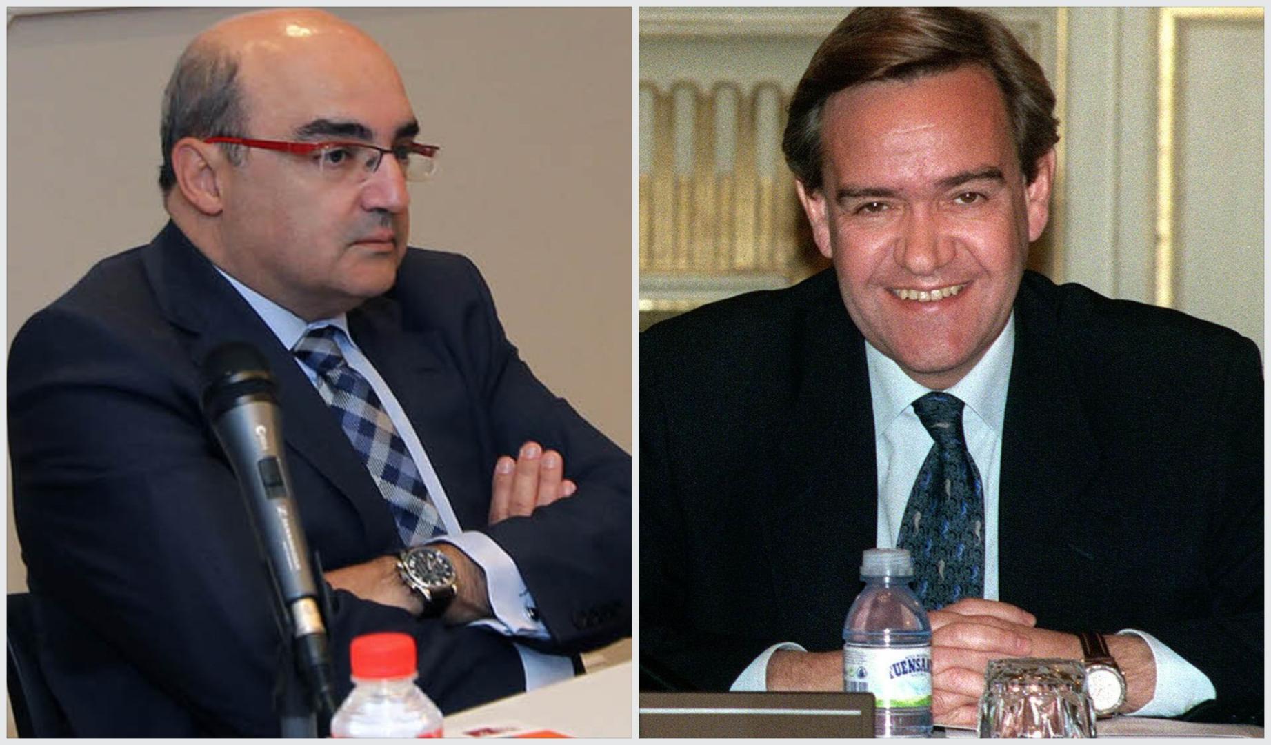 José Tudela Aranda (izquierda) y Manuel Giménez Abad (derecha)