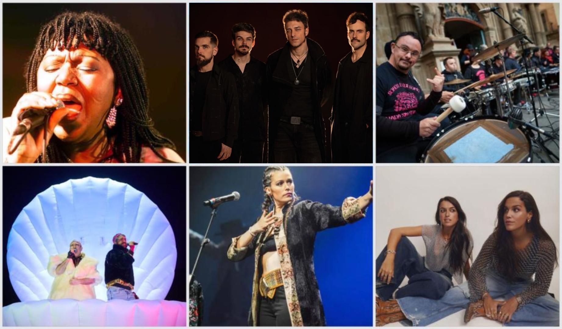 Artistas de varios conciertos de San Fermín 2026