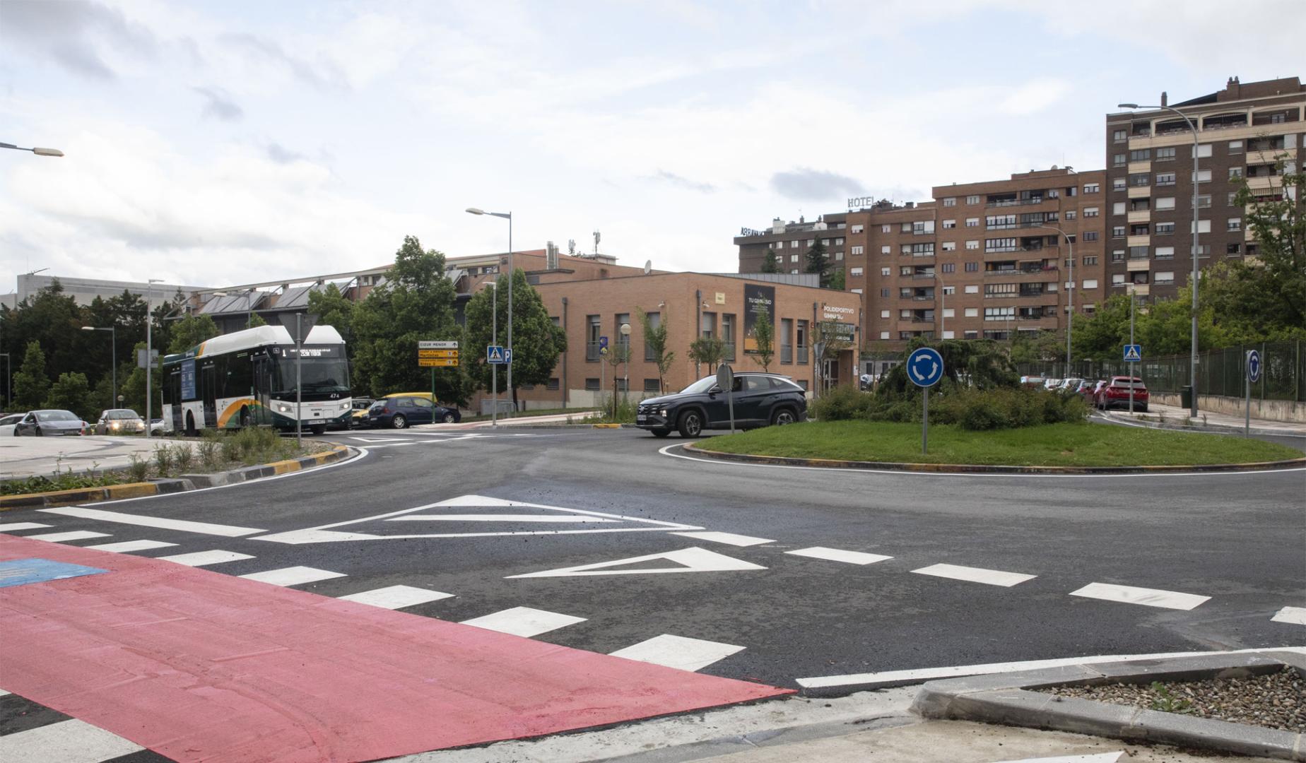 La rotonda de Fuente del Hierro, después de las obras