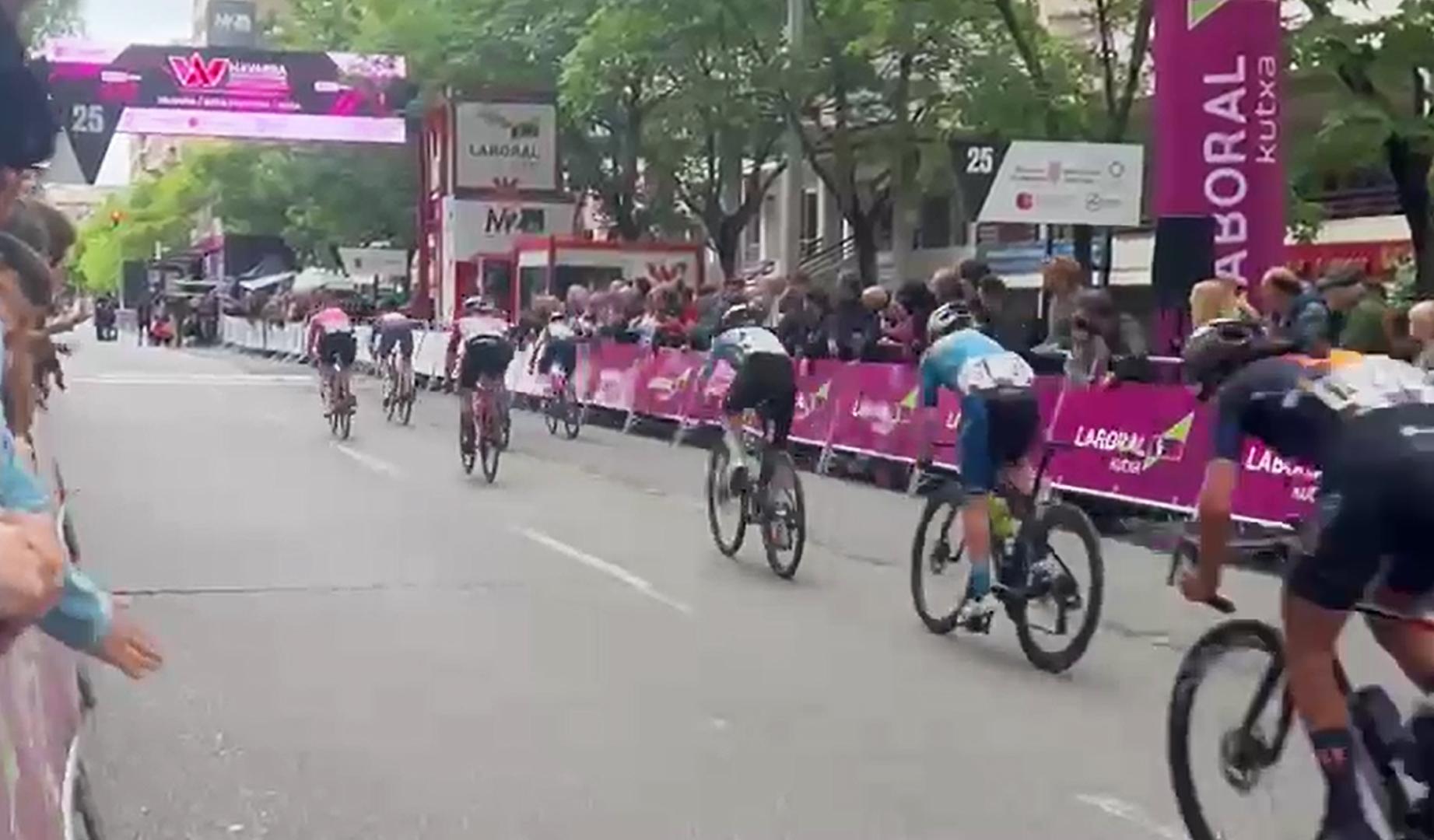 La corredora británica del Movistar Team fue la más rápida en la Navarra Women's Elite Classic 2026.