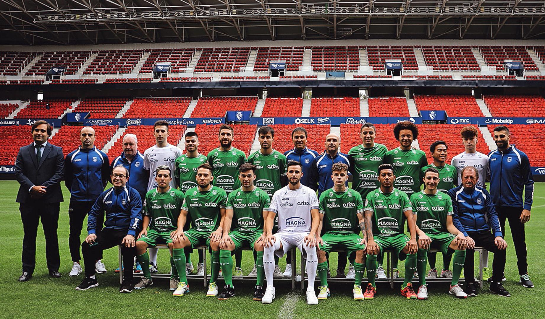 Osasuna Magna se presentó en el estadio de El Sadar en el mes de octubre del 2021