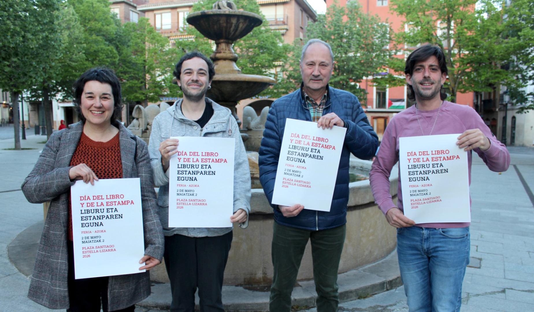 Presentación del día del libro en Estella